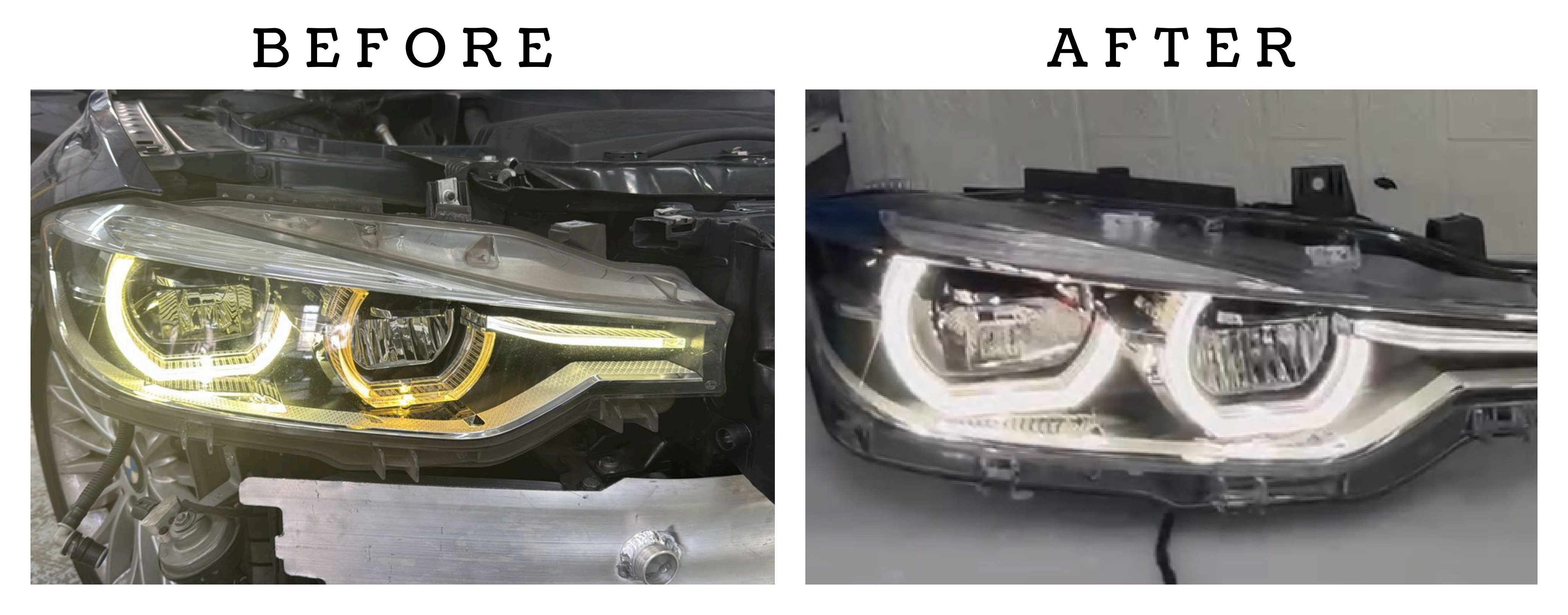 Cardeck headlamp visual