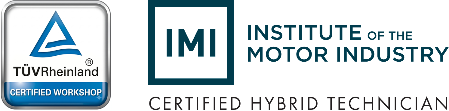 TUV Rheinland certified workshop and IMI certified hybrid technician